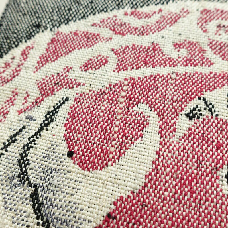 名古屋帯 六通柄 正絹 幾何学柄・抽象柄 松葉仕立て なごや帯 リサイクル帯 帯 紬地 グレー_画像8