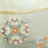 名古屋帯 太鼓柄 美品 正絹 古典柄 名古屋仕立て なごや帯 リサイクル帯 帯 箔 グレー_画像7