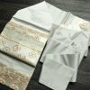 名古屋帯 太鼓柄 美品 正絹 古典柄 名古屋仕立て なごや帯 リサイクル帯 帯 箔 グレー_画像17