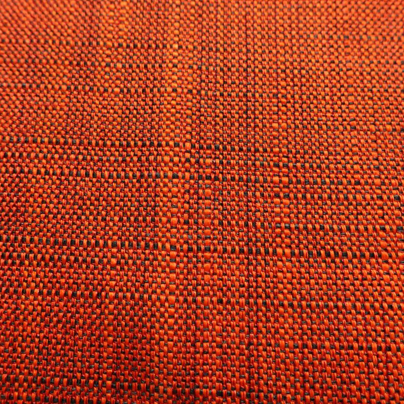 名古屋帯 全通柄 美品 正絹 無地 松葉仕立て なごや帯 リサイクル帯 帯 紬地 橙_画像6