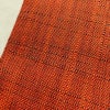 名古屋帯 全通柄 美品 正絹 無地 松葉仕立て なごや帯 リサイクル帯 帯 紬地 橙_画像7