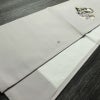 名古屋帯 太鼓柄 落款入り 正絹 人物・動物柄 通し仕立て なごや帯 リサイクル帯 帯 シンプル 扇子 グレー_画像8
