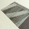 名古屋帯 六通柄 美品 正絹 幾何学柄・抽象柄 通し仕立て なごや帯 リサイクル帯 帯 未使用品 多色使い_画像18