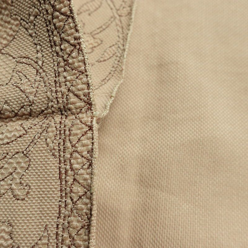 名古屋帯 六通柄 正絹 花柄 名古屋仕立て なごや帯 リサイクル帯 帯 ベージュ_画像20