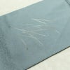 名古屋帯 太鼓柄 美品 落款入り しつけ糸付き 正絹 その他の柄 名古屋仕立て なごや帯 リサイクル帯 帯 シンプル 青・紺_画像11