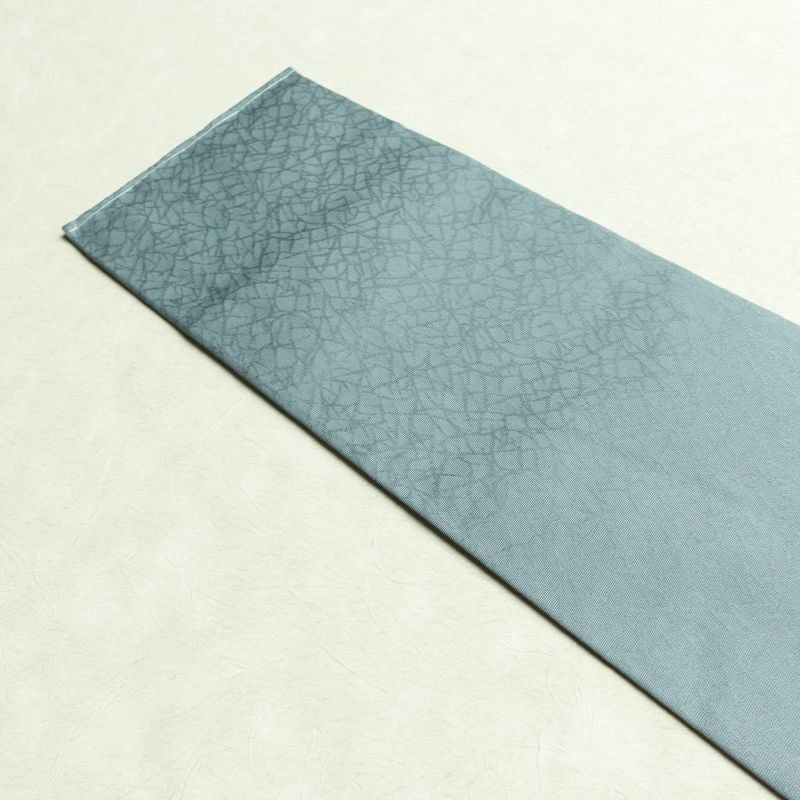 名古屋帯 太鼓柄 美品 落款入り しつけ糸付き 正絹 その他の柄 名古屋仕立て なごや帯 リサイクル帯 帯 シンプル 青・紺_画像16