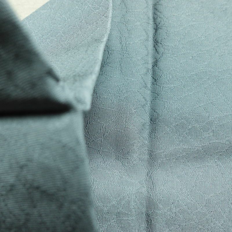 名古屋帯 太鼓柄 美品 落款入り しつけ糸付き 正絹 その他の柄 名古屋仕立て なごや帯 リサイクル帯 帯 シンプル 青・紺_画像20