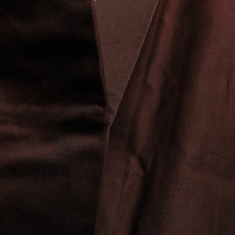 名古屋帯 太鼓柄 正絹 幾何学柄・抽象柄 名古屋仕立て なごや帯 リサイクル帯 帯 箔 モダン 茶_画像19