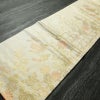 名古屋帯 六通柄 正絹 花柄 名古屋仕立て なごや帯 リサイクル帯 帯 箔 金糸 ベージュ_画像9