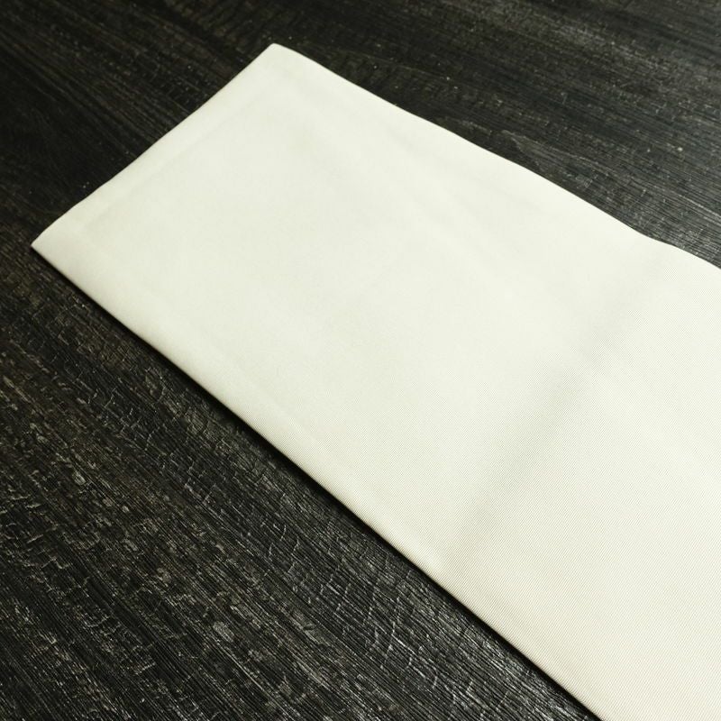 名古屋帯 太鼓柄 良品 落款入り 正絹 木の葉・植物柄 名古屋仕立て なごや帯 リサイクル帯 帯 白_画像13