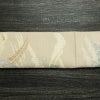 名古屋帯 六通柄 美品 正絹 風景柄 通し仕立て なごや帯 リサイクル帯 帯 ベージュ_画像15