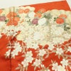 振袖 良品 金駒刺繍 トールサイズ 正絹 花柄 袷仕立て 身丈178.5cm 裄丈71.5cm リサイクル着物 着物 箔 成人式 二十歳 二十歳の集い フォーマル 紅葉 松 菊 桜 橙_画像15