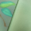 小紋 正絹 花柄 袷仕立て 身丈160.5cm 裄丈67.5cm リサイクル着物 着物 ぼかし 緑・うぐいす色_画像9