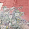 訪問着 良品 一つ紋付き 辻が花 正絹 花柄 袷仕立て 身丈162.5cm 裄丈64cm リサイクル着物 着物 金彩 ピンク_画像5