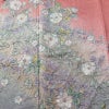 訪問着 良品 一つ紋付き 辻が花 正絹 花柄 袷仕立て 身丈162.5cm 裄丈64cm リサイクル着物 着物 金彩 ピンク_画像6