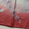 訪問着 良品 一つ紋付き 辻が花 正絹 花柄 袷仕立て 身丈162.5cm 裄丈64cm リサイクル着物 着物 金彩 ピンク_画像13