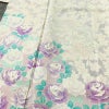 振袖 縮緬 正絹 花柄 銀駒刺繍 袷仕立て 身丈157.5cm 裄丈63cm リサイクル着物 着物 銀彩 成人式 二十歳 二十歳の集い フォーマル 紫・藤色_画像8