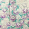 振袖 縮緬 正絹 花柄 銀駒刺繍 袷仕立て 身丈157.5cm 裄丈63cm リサイクル着物 着物 銀彩 成人式 二十歳 二十歳の集い フォーマル 紫・藤色_画像9