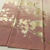 色留袖 良品 和田光正 落款入り 縮緬 一つ紋付き 正絹 花柄 袷仕立て 身丈158cm 裄丈64cm リサイクル着物 着物 箔 共八掛 結婚式 フォーマル 扇面 菊 ピンク_画像4