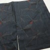 大島紬 証紙あり 正絹 麻の葉柄 袷仕立て 身丈152cm 裄丈62.5cm リサイクル着物 着物 青・紺_画像10