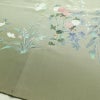 訪問着 良品 落款入り 縮緬 正絹 花柄 袷仕立て 身丈155cm 裄丈63.5cm リサイクル着物 着物 入学式 卒業式 七五三 パーティー お宮参り フォーマル 上品 緑・うぐいす色_画像12