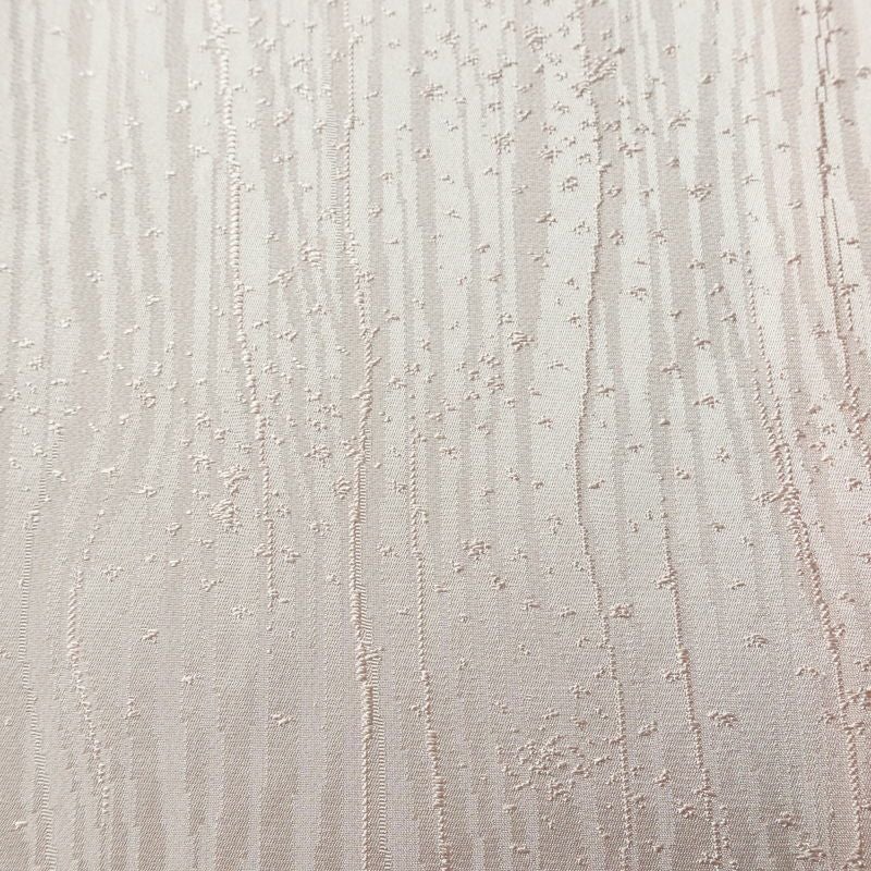 単衣 色無地 美品 しつけ糸付き 一つ紋付き 正絹 縞柄・線柄 単衣仕立て 身丈163cm 裄丈63cm リサイクル着物 着物 お茶会 ピンク_画像7