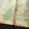 単衣 紬 良品 しつけ糸付き 正絹 木の葉・植物柄 単衣仕立て 身丈156cm 裄丈64cm リサイクル着物 着物 紬地 紬着物 クリーム_画像11