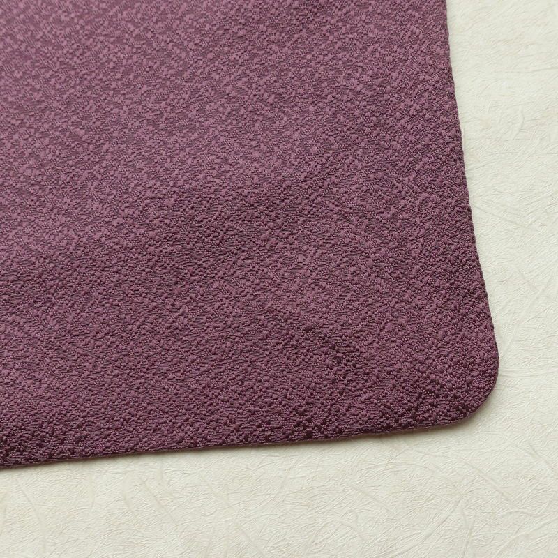 色無地 落款入り 一つ紋付き 正絹 古典柄 袷仕立て 身丈161.5cm 裄丈62cm リサイクル着物 着物 お茶会 フォーマル 紫・藤色_画像16