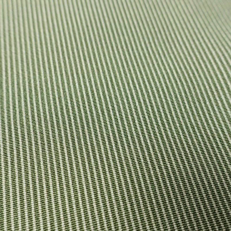 小紋 正絹 縞柄・線柄 袷仕立て 身丈160cm 裄丈67cm リサイクル着物 着物 モダン 緑・うぐいす色_画像9