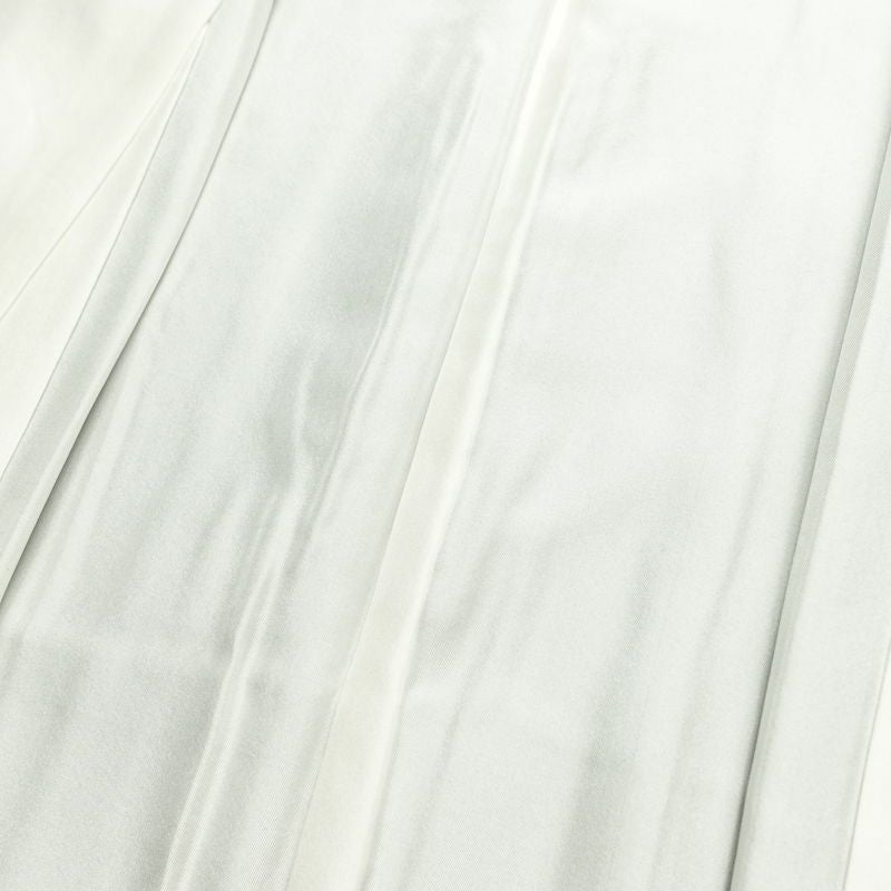 塩沢紬 証紙あり 紬 しつけ糸付き 正絹 古典柄 袷仕立て 身丈162.5cm 裄丈62.5cm リサイクル着物 着物 未使用品 青・紺_画像19