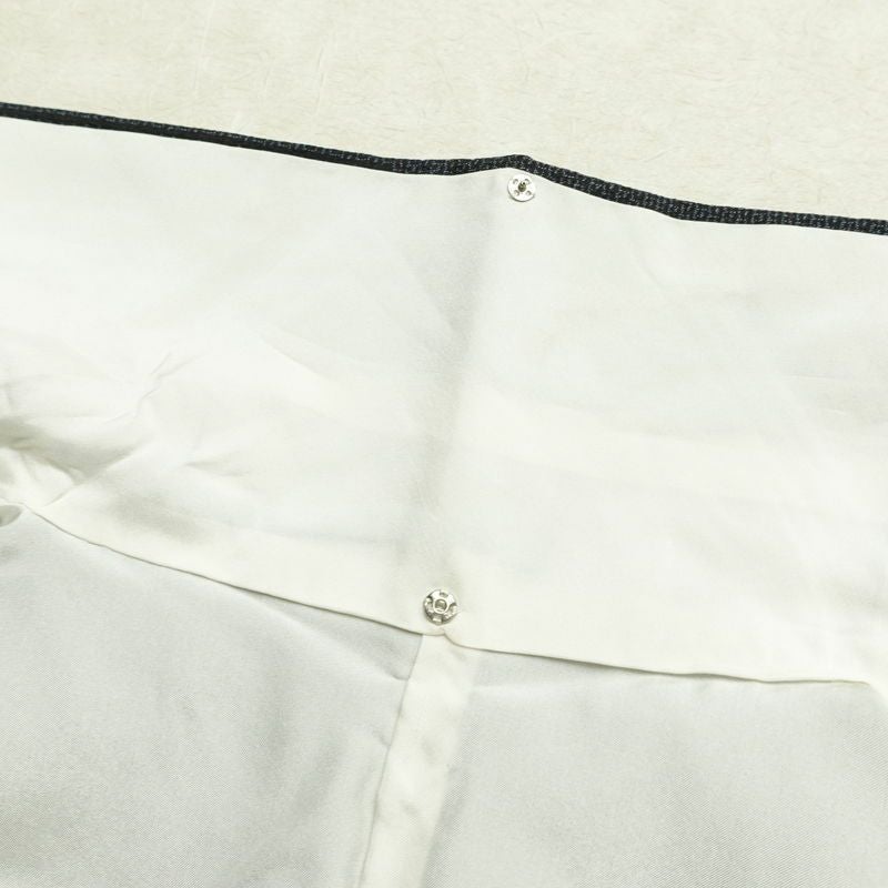 塩沢紬 証紙あり 紬 しつけ糸付き 正絹 古典柄 袷仕立て 身丈162.5cm 裄丈62.5cm リサイクル着物 着物 未使用品 青・紺_画像20