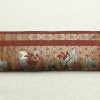 名古屋帯 六通柄 良品 正絹 古典柄 松葉仕立て なごや帯 リサイクル帯 帯 春夏秋冬 小豆・エンジ_画像15