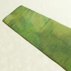 名古屋帯 六通柄 良品 正絹 幾何学柄・抽象柄 名古屋仕立て なごや帯 リサイクル帯 帯 モダン 緑・うぐいす色_画像16