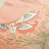 名古屋帯 太鼓柄 正絹 花柄 名古屋仕立て なごや帯 リサイクル帯 帯 刺繍 箔 ピンク_画像7