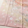 訪問着 落款入り 金駒刺繍 綸子 正絹 古典柄 袷仕立て 身丈159.5cm 裄丈62.5cm リサイクル着物 着物 刺繍 箔 金彩 入学式 卒業式 七五三 お宮参り フォーマル ピンク_画像4