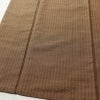 紬 良品 正絹 縞柄・線柄 袷仕立て 身丈160cm 裄丈69cm リサイクル着物 着物 モダン カジュアル 茶_画像4