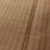 紬 良品 正絹 縞柄・線柄 袷仕立て 身丈160cm 裄丈69cm リサイクル着物 着物 モダン カジュアル 茶_画像10