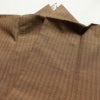 紬 良品 正絹 縞柄・線柄 袷仕立て 身丈160cm 裄丈69cm リサイクル着物 着物 モダン カジュアル 茶_画像16