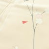 訪問着 正絹 木の葉・植物柄 袷仕立て 身丈155.5cm 裄丈64.5cm リサイクル着物 着物 刺繍 共八掛 入学式 卒業式 七五三 お宮参り フォーマル 上品 ピンクベージュ ベージュ_画像18
