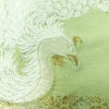 色留袖 良品 落款入り しつけ糸付き 一つ紋付き 正絹 人物・動物柄 袷仕立て 身丈155cm 裄丈63cm リサイクル着物 着物 共八掛 金彩 金糸 結婚式 フォーマル 緑・うぐいす色_画像8