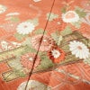 付け下げ 良品 落款入り しつけ糸付き 綸子 正絹 古典柄 袷仕立て 身丈167.5cm 裄丈67cm リサイクル着物 着物 刺繍 箔 金彩 入学式 卒業式 七五三 お宮参り フォーマル 籠目 菊 茶_画像7