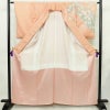 訪問着 良品 正絹 花柄 袷仕立て 身丈162cm 裄丈63cm リサイクル着物 着物 箔 入学式 卒業式 結婚式 七五三 パーティー お宮参り フォーマル 桜 ピンク_画像3