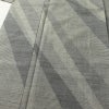 紬 良品 しつけ糸付き 正絹 幾何学柄・抽象柄 袷仕立て 身丈159.5cm 裄丈66.5cm リサイクル着物 着物 モダン グレー_画像5