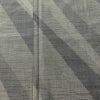 紬 良品 しつけ糸付き 正絹 幾何学柄・抽象柄 袷仕立て 身丈159.5cm 裄丈66.5cm リサイクル着物 着物 モダン グレー_画像6