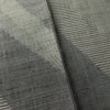 紬 良品 しつけ糸付き 正絹 幾何学柄・抽象柄 袷仕立て 身丈159.5cm 裄丈66.5cm リサイクル着物 着物 モダン グレー_画像10