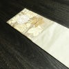 名古屋帯 六通柄 良品 正絹 花柄 名古屋仕立て なごや帯 リサイクル帯 帯 箔 菊 ベージュ_画像16