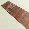 名古屋帯 六通柄 良品 正絹 幾何学柄・抽象柄 名古屋仕立て なごや帯 リサイクル帯 帯 茶_画像16