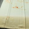 訪問着 美品 しつけ糸付き 金駒刺繍 正絹 花柄 袷仕立て 身丈158cm 裄丈64cm リサイクル着物 着物 金彩 入学式 卒業式 七五三 お宮参り フォーマル 上品 緑・うぐいす色_画像4