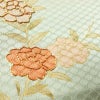 訪問着 美品 しつけ糸付き 金駒刺繍 正絹 花柄 袷仕立て 身丈158cm 裄丈64cm リサイクル着物 着物 金彩 入学式 卒業式 七五三 お宮参り フォーマル 上品 緑・うぐいす色_画像11