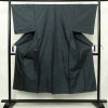 男性用 着物 良品 アンサンブル しつけ糸付き 正絹 亀甲柄 袷仕立て 身丈144cm 裄丈67cm リサイクル着物 着物 羽織 セット 青・紺_画像2